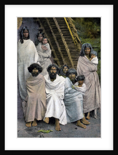 Group of Todas, Ootacamund, South Indian state of Tamil Nadu by Anonymous