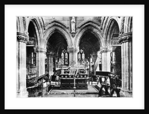 The Chancel, Rosslyn Chapel, Midlothian, Scotland by Anonymous