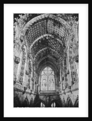 Roof of the Chancel, Rosslyn Chapel, Midlothian, Scotland by Anonymous