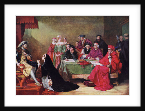 The Trial of Queen Catherine by Henry Nelson O'Neil