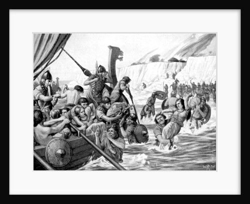 Saxon raiders by Richard Caton Woodville II