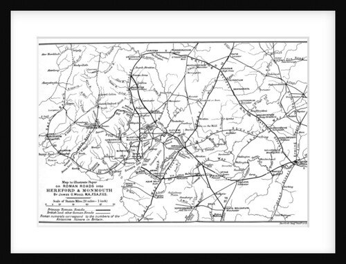 Roman roads into Hereford and Monmouth by James G Wood