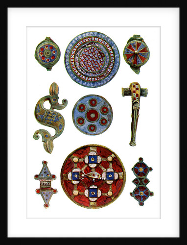 Romano-British enamelled ornaments, 1st- 2nd century AD by Anonymous