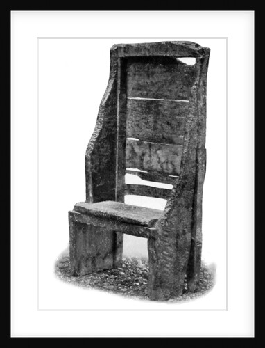 Bede's chair, Jarrow by Anonymous
