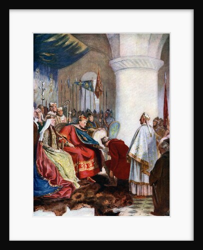 William I granting a charter to the City of London by John Seymour Lucas