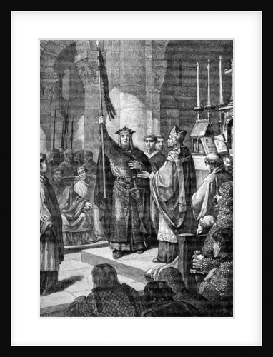 Louis VII, Saint Denis by Gustave Demoulin