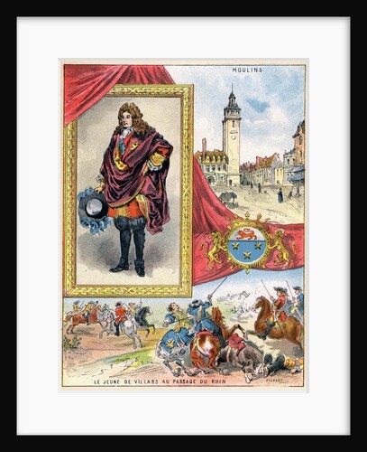 Claude Louis Hector de Villars, French military commander by Gilbert