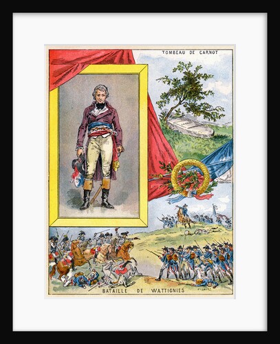 Lazare Carnot, French politician, engineer, and mathematician by Gilbert