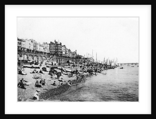 Brighton beach, East Sussex, c1900s-1920s by Anonymous