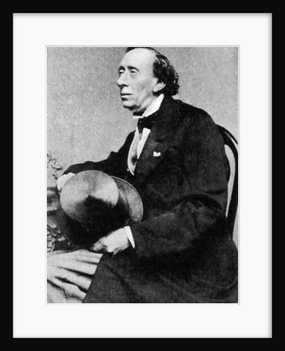 Hans Christian Andersen, Danish author and poet by Anonymous