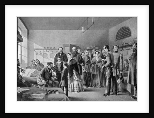 Queen Victoria visiting the wounded by Jerry Barrett