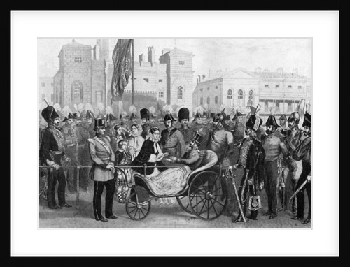 Queen Victoria distributing medals by Anonymous