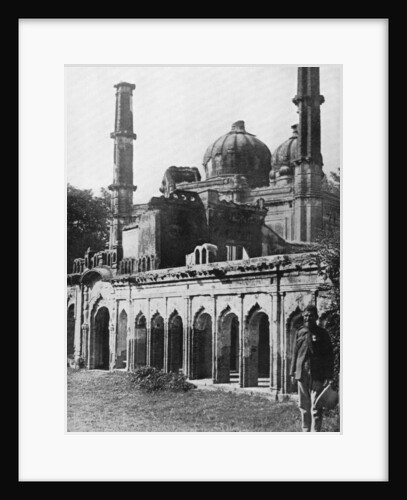 The old mosque at Lucknow, India by Anonymous