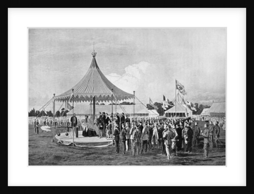 Queen Victoria firing the first shot at Wimbledon, July 1860 by Anonymous