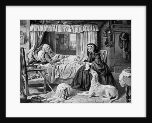 The Queen in a Cottage Bedroom by Anonymous