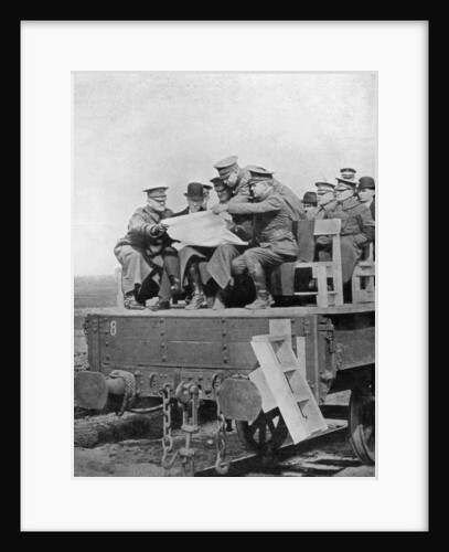 An Active Service Conference on the Western Front, First World War by Anonymous