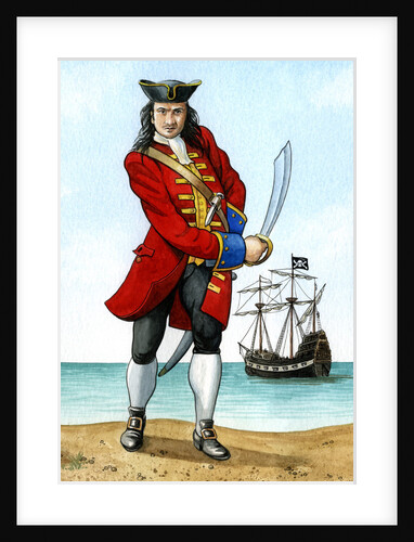John 'Calico Jack' Rackham, (1680-1720), English Pirate Captain by Karen Humpage