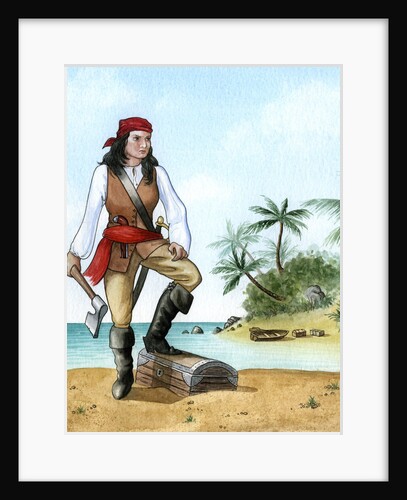 Mary Read, (1690-1720), British Pirate's Mate by Karen Humpage