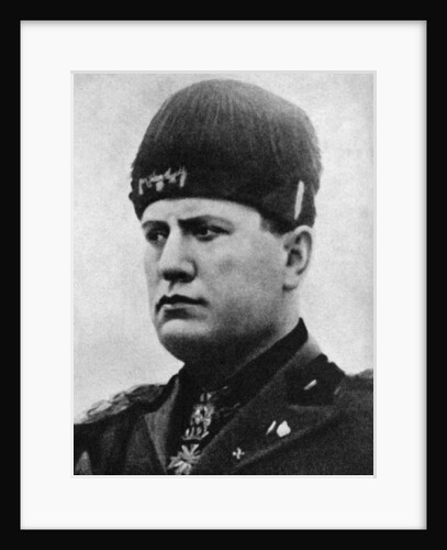 Benito Mussolini (1883-1945), Italian fascist dictator by Anonymous