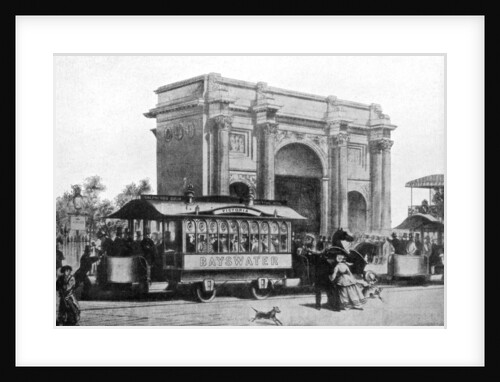 The first trams in London by Anonymous