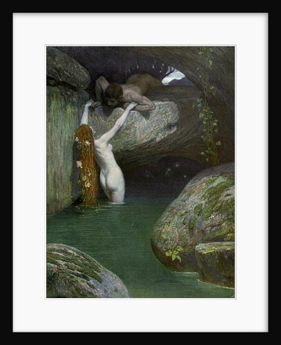 In the Grotto by Roessler