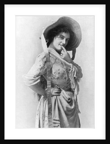 Evie Greene (1876-1917), English actess by Reinhold Thiele