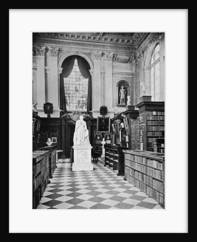 Lord Byron's statue, Trinity College Library, Cambridge by HC Leat