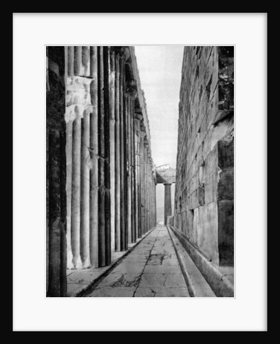 The north side of the Parthenon, Athens by Martin Hurlimann