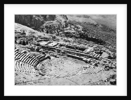 Theatre and Temple of Apollon, Delphi, Greece by Martin Hurlimann