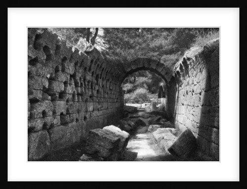 Entrance to the Stadion, Olympia, Greece by Martin Hurlimann