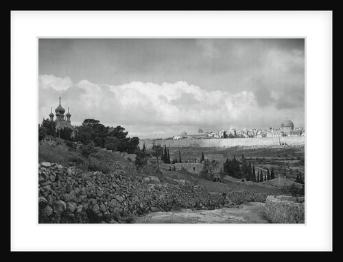 Jeruslem and the Garden of Gethsemane by Martin Hurlimann