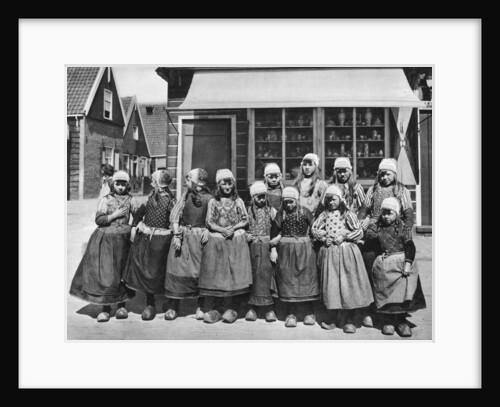 Children in national costume, Marken, Netherlands by Anonymous