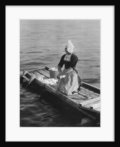 Washing in the Zuider Zee, Volendam, Netherlands by Anonymous
