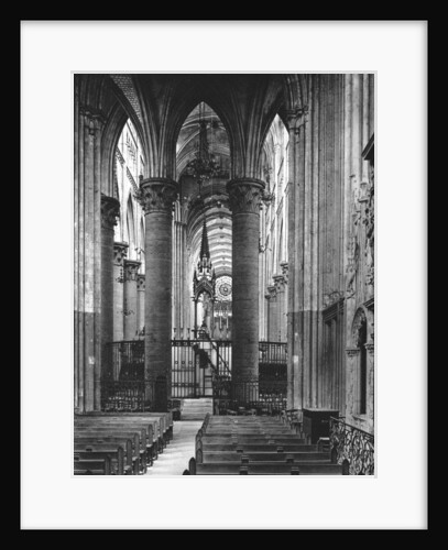 Interior of Rouen Cathedral, France by Martin Hurlimann