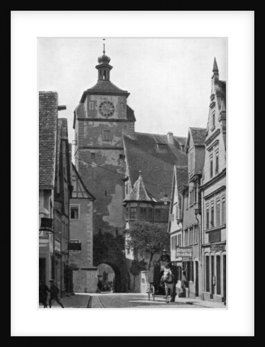 The White Tower, Rothenburg ob der Tauber, Bavaria by George E Brown