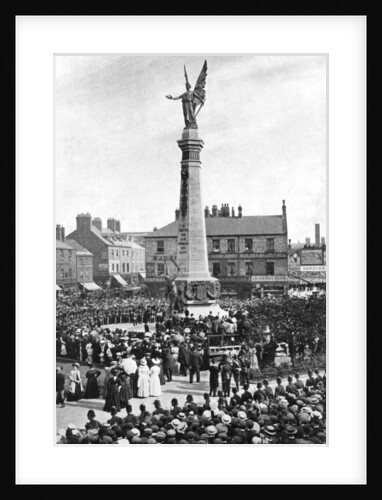 Unveiling the Northumberland War Memorial by George Frank