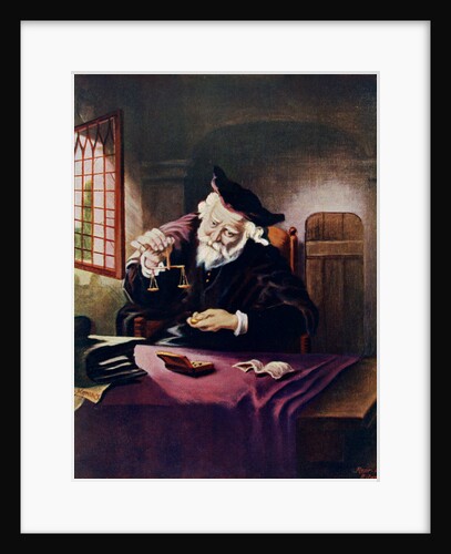 The Gold Weigher by Saloman Koninck