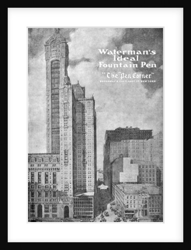 Advertisement for Waterman's Ideal Founain Pen by Anonymous