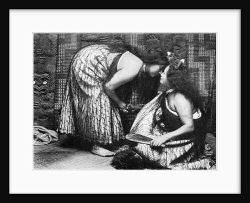 Hongi Maori salutations by JL Martin