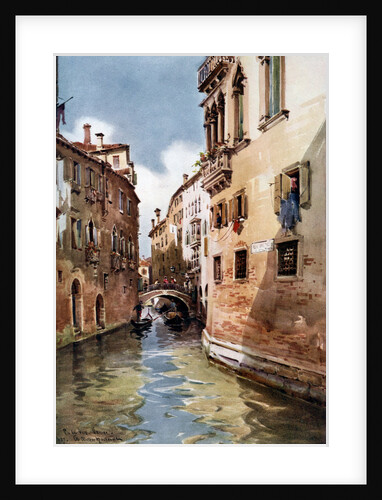'Rio del Olio', Venice, Italy by William Alister Macdonald