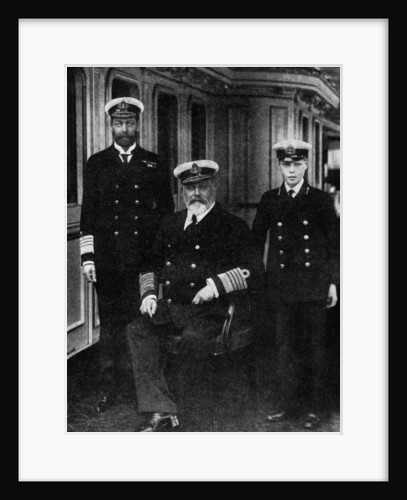 Edward VII, George V and the Prince of Wales by Anonymous