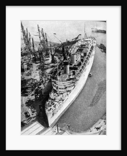 The ocean liner RMS 'Queen Mary', Clydebank, Glasgow by John Brown & Company