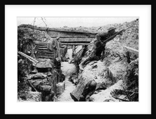 The front line at Ovillers, Battle of the Somme, Picardy, France, July 1916 by Anonymous