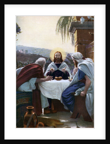 Breaking of Bread at Emmaus by Anonymous