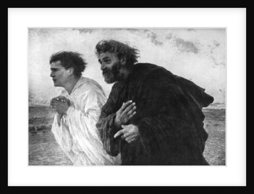The Apostles Peter and John on the Morning of the Resurrection by Eugene Burnand