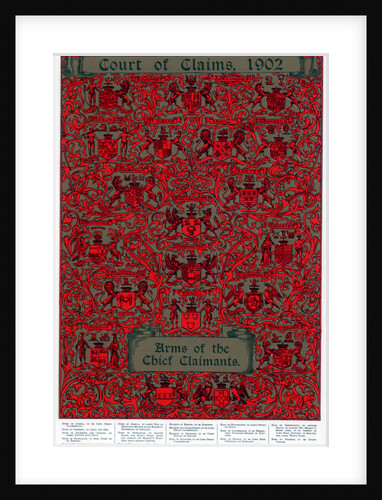 Arms of the chief claimants by Anonymous
