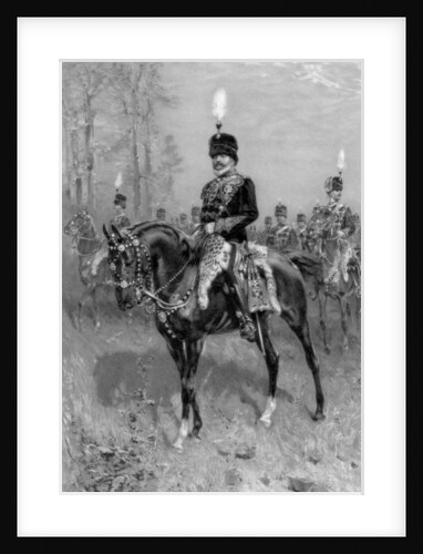Edward VII as Colonel in Chief of the 10th Hussars by Anonymous