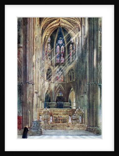 Westminster Abbey, London by Alfred Hugh Fisher