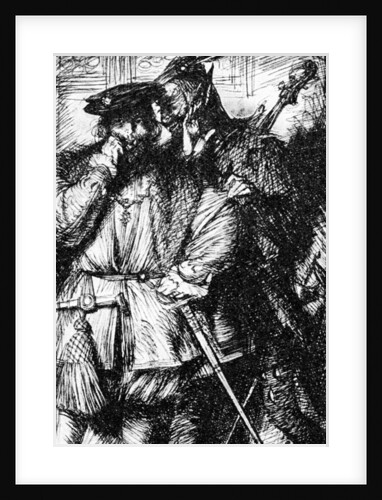 Mephistopheles and Faust by Edmund Joseph Sullivan