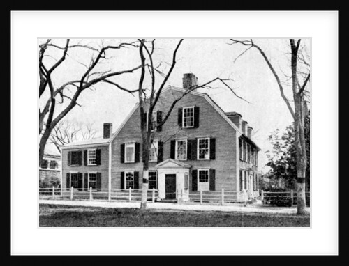The House of Oliver Wendell Holmes at Cambridge, Mass., U.S.A by Rischgitz Collection